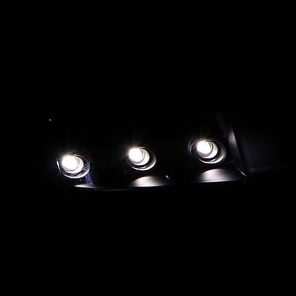 ANZO 1994-2001 Dodge Ram Crystal Headlights Black w/ LED - SMINKpower Performance Parts ANZ111205 ANZO