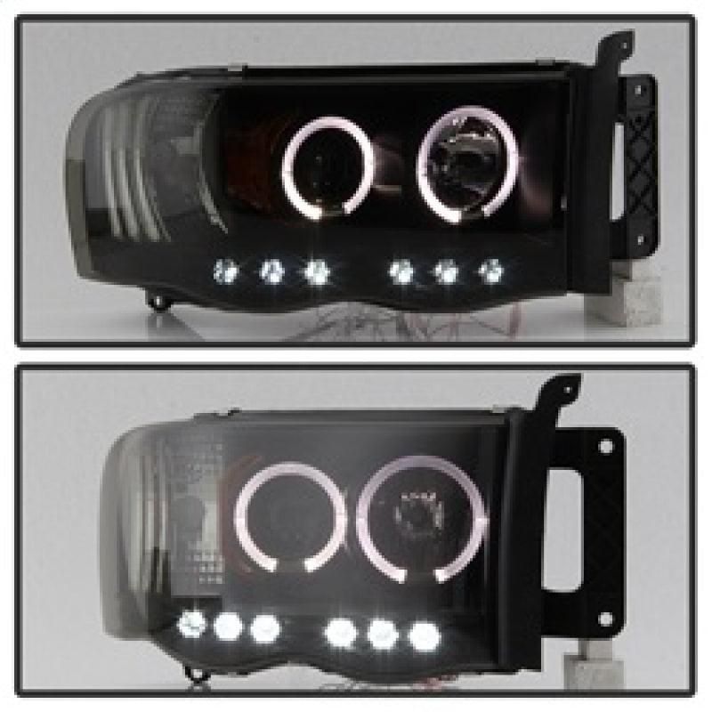 Spyder Dodge Ram 1500 02-05 03-05 Projector Headlights LED Halo LED Blk Smke PRO-YD-DR02-HL-BSM - SMINKpower Performance Parts SPY5078384 SPYDER