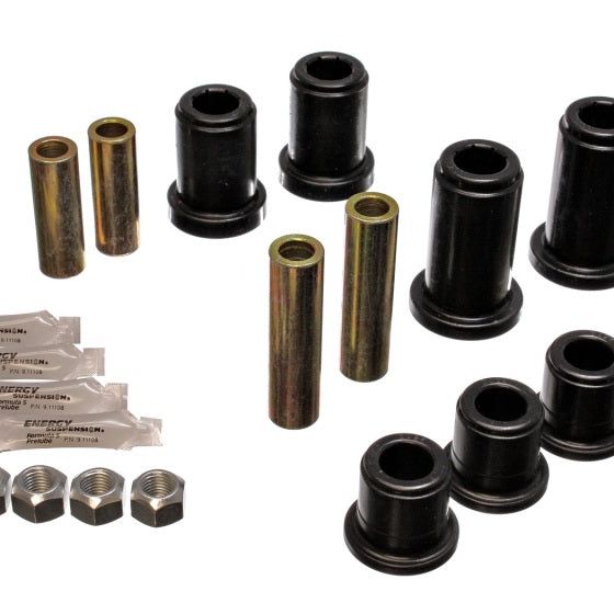 Energy Suspension 01-06 GM Silverado C2500 HD 2WD/K2500 HD 4WD Blk Front End Control Arm Bushing Set - SMINKpower Performance Parts ENG3.3185G Energy Suspension