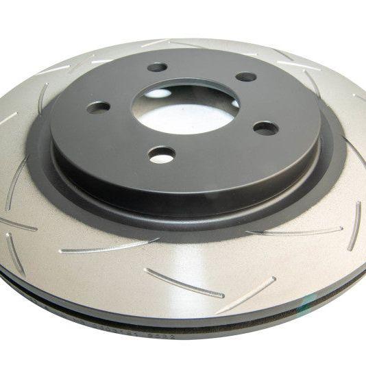 DBA 05-13 Ford Mustang GT/V6 Rear Slotted 4000 Series Rotor-Brake Rotors - Slotted-DBA-DBA42114S-SMINKpower Performance Parts