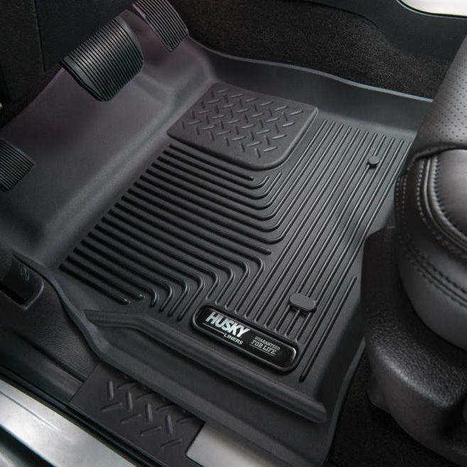 Husky Liners 07-13 Toyota Tundra Crew Cab / Ext Cab X-Act Contour Black 2nd Seat Floor Liner-Floor Mats - Rubber-Husky Liners-HSL53811-SMINKpower Performance Parts