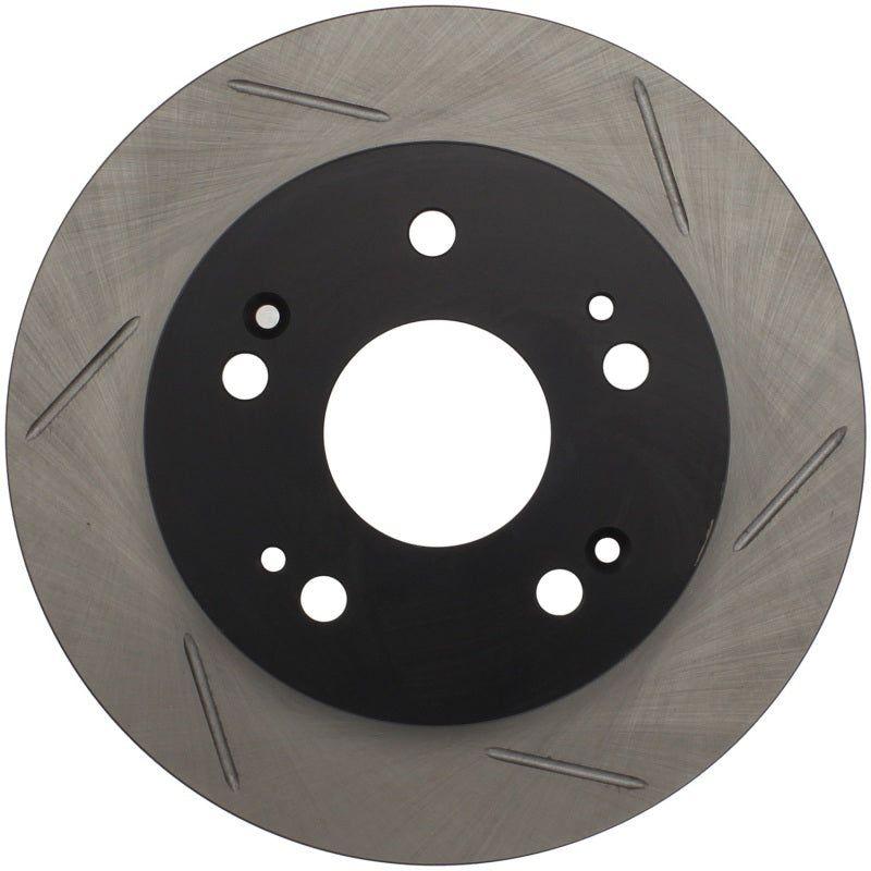 StopTech Power Slot Slotted 06-08 Honda Civic Si Rear Left Rotor-Brake Rotors - Slotted-Stoptech-STO126.40040SL-SMINKpower Performance Parts