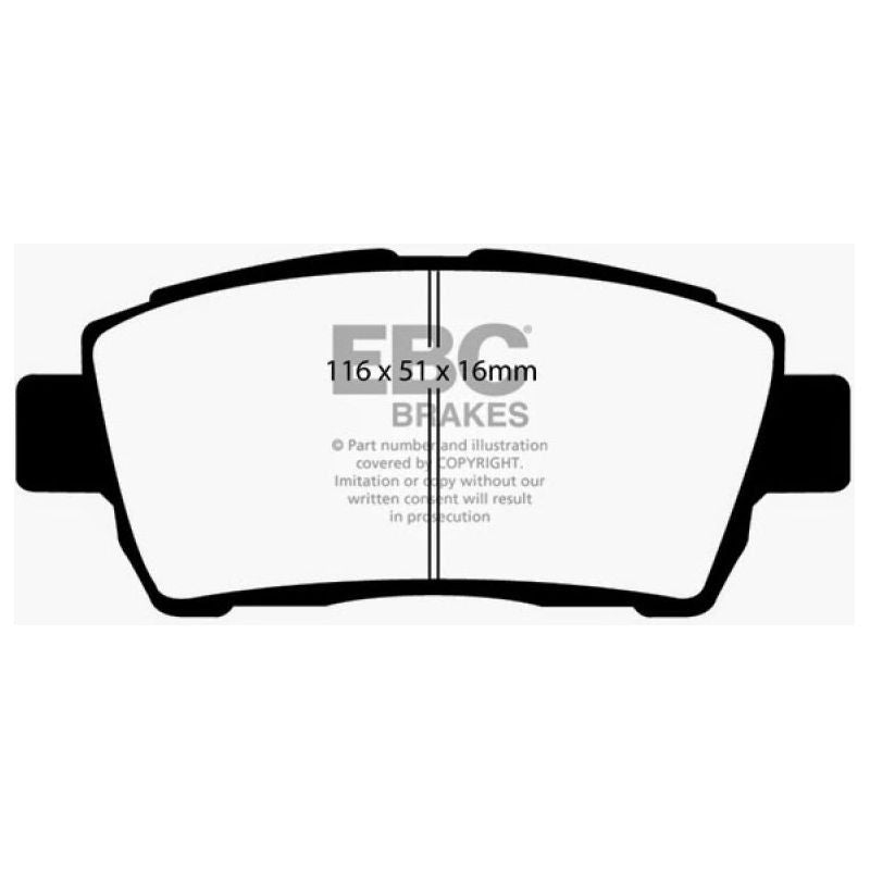 EBC 11-15 Scion IQ 1.3 Redstuff Front Brake Pads-Brake Pads - Performance-EBC-EBCDP31295C-SMINKpower Performance Parts