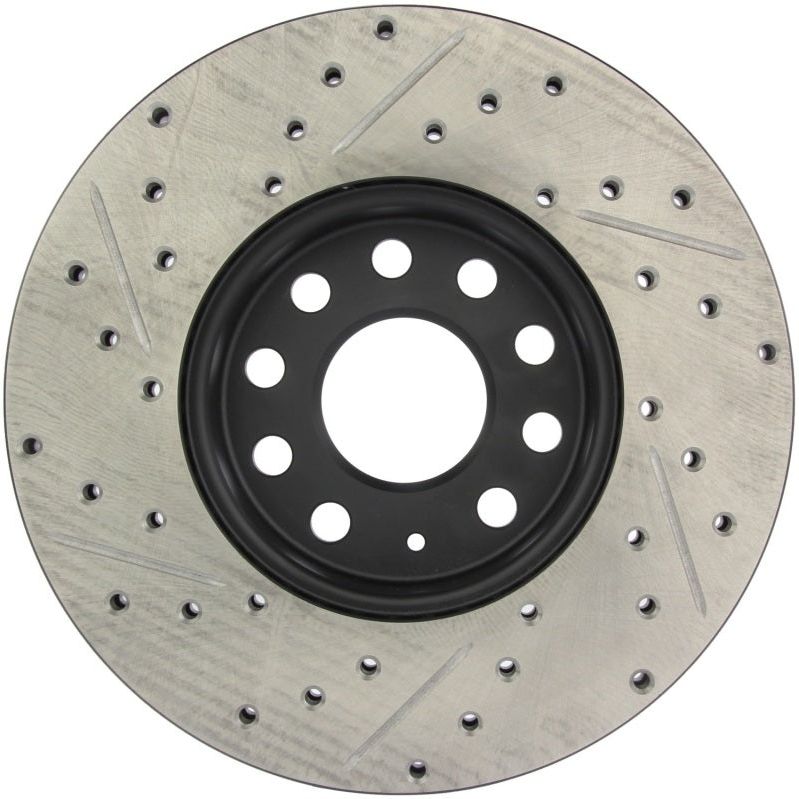 StopTech Slotted & Drilled Sport Brake Rotor-Brake Rotors - Slot & Drilled-Stoptech-STO127.33110L-SMINKpower Performance Parts