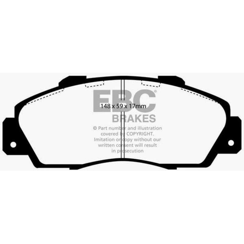 EBC 97-01 Acura Integra Type R Bluestuff Front Brake Pads - SMINKpower Performance Parts EBCDP5872NDX EBC