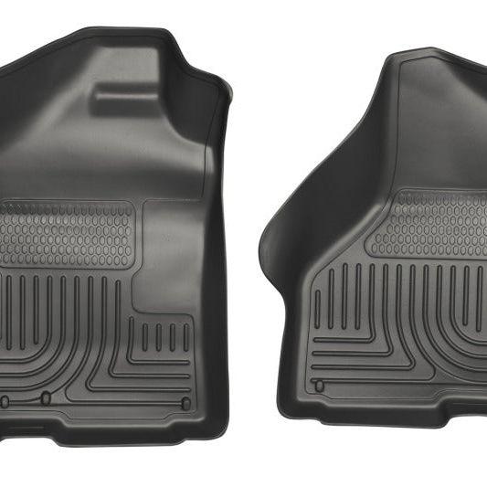 Husky Liners 03-12 Dodge Ram 1500/2500/3500 Series Regular/Quad Cab WeatherBeater Black Floor Liners-Floor Mats - Rubber-Husky Liners-HSL18031-SMINKpower Performance Parts