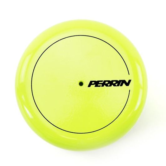 Perrin 2015+ Subaru WRX/STI Oil Filter Cover - Neon Yellow - SMINKpower Performance Parts PERPSP-ENG-716NY Perrin Performance