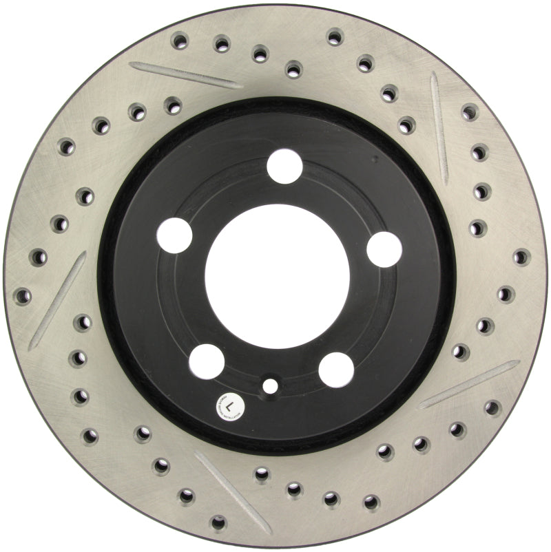 StopTech Slotted & Drilled Sport Brake Rotor-Brake Rotors - Slot & Drilled-Stoptech-STO127.33069L-SMINKpower Performance Parts