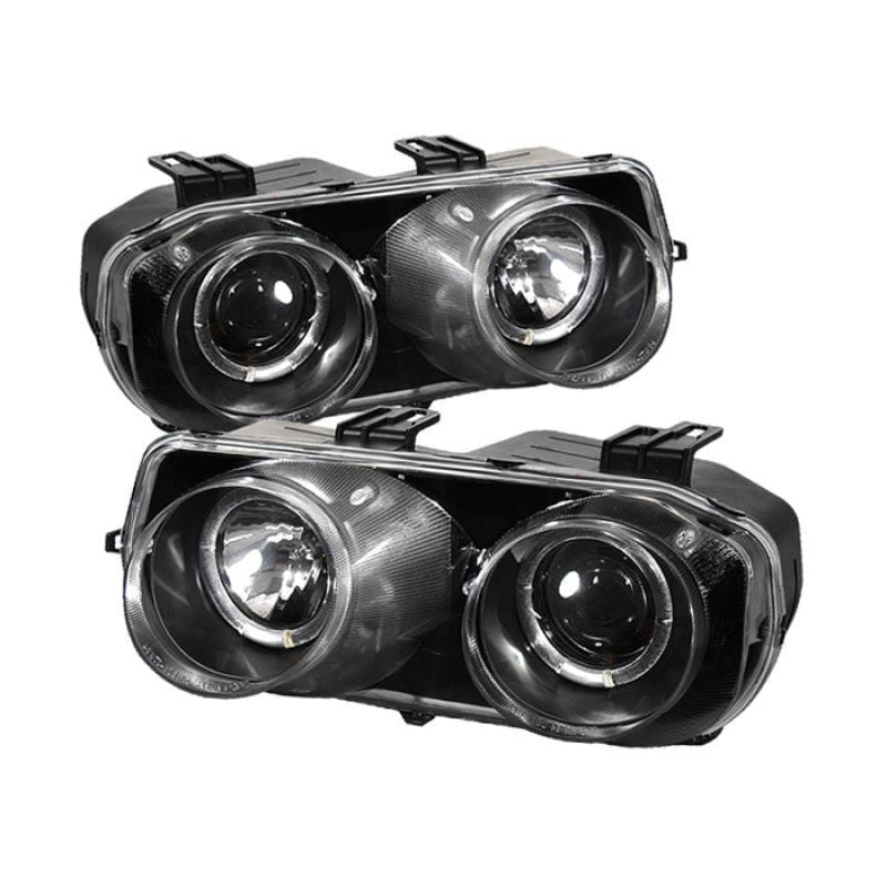 Spyder Acura Integra 94-97 Projector Headlights LED Halo -Black High H1 Low 9006 PRO-YD-AI94-HL-BK - SMINKpower Performance Parts SPY5008671 SPYDER