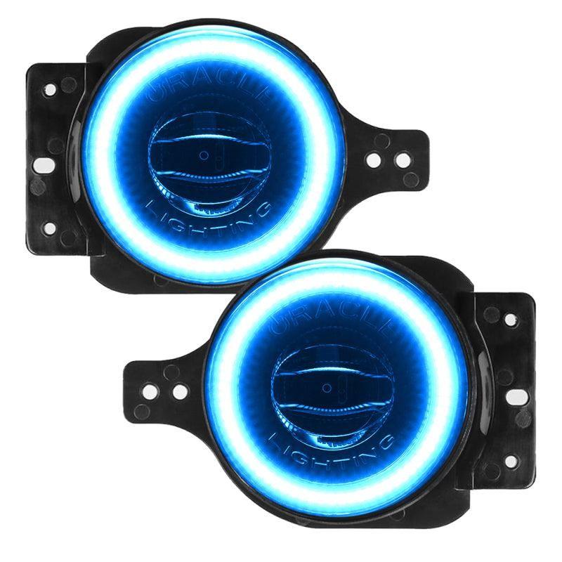 Oracle Jeep Wrangler JL/JT Sport High Performance W LED Fog Lights - ColorSHIFT w/o Controller - SMINKpower Performance Parts ORL5847-334 ORACLE Lighting