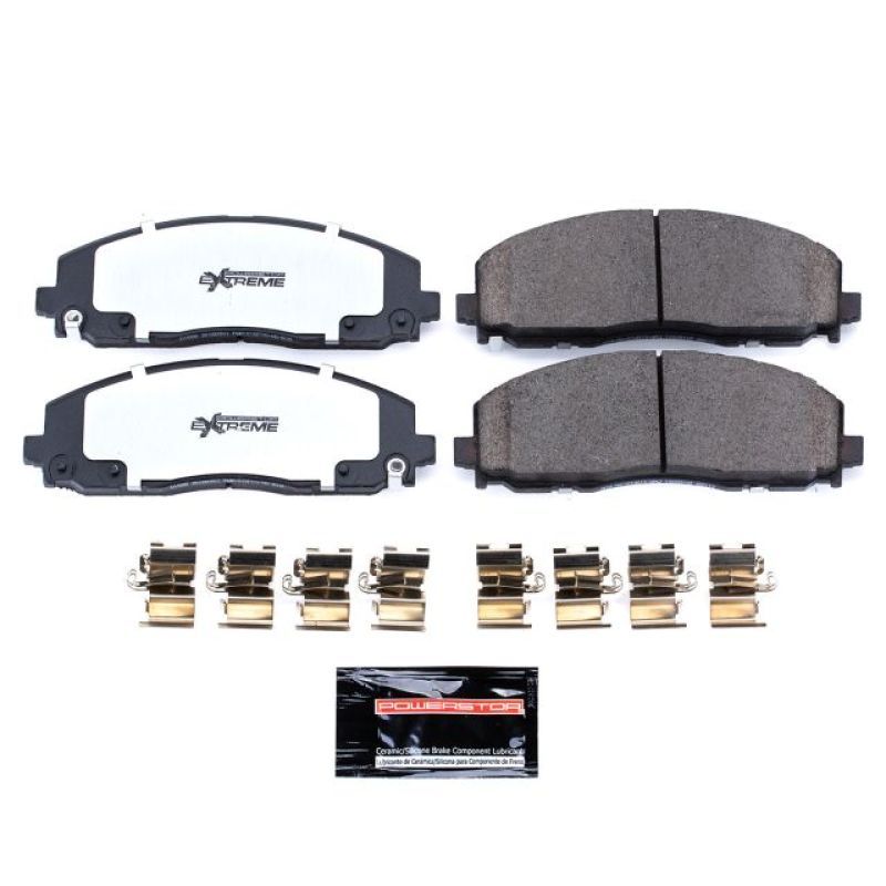 Power Stop 17-19 Chrysler Pacifica Front Z36 Truck & Tow Brake Pads w/Hardware - SMINKpower Performance Parts PSBZ36-1589 PowerStop