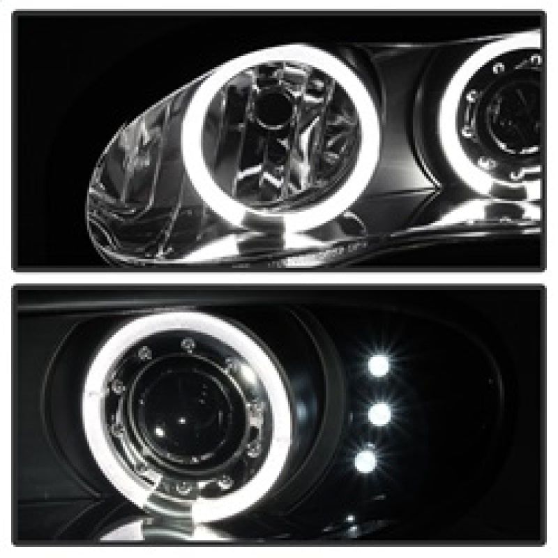 Spyder Chevy Camaro 98-02 Projector Headlights LED Halo LED Blk Smke - Low H1 PRO-YD-CCAM98-HL-BSM-Headlights-SPYDER-SPY5078261-SMINKpower Performance Parts