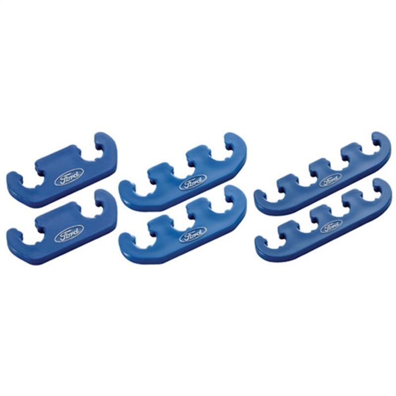 Ford Racing Wire Dividers 4 to 3 to 2 - Blue w/ White Ford Logo - SMINKpower Performance Parts FRP302-637 Ford Racing