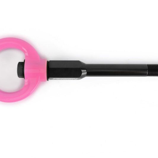 Perrin 02-07 Subaru WRX/STI Tow Hook Kit (Front) - Hyper Pink - SMINKpower Performance Parts PERPSP-BDY-230HP Perrin Performance