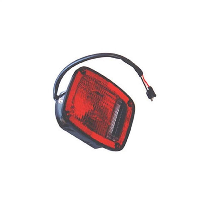 Omix Left Black Tail Lamp 76-80 Jeep CJ Models - SMINKpower Performance Parts OMI12403.03 OMIX