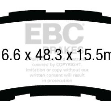 EBC 13+ Acura RLX 3.5 Yellowstuff Rear Brake Pads-Brake Pads - Performance-EBC-EBCDP43018R-SMINKpower Performance Parts