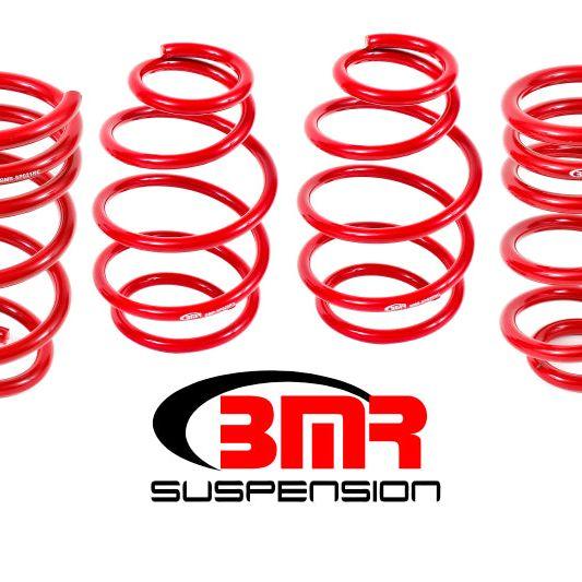 BMR 10-15 5th Gen Camaro V8 Lowering Spring Kit (Set Of 4) - Red-Lowering Springs-BMR Suspension-BMRSP019R-SMINKpower Performance Parts