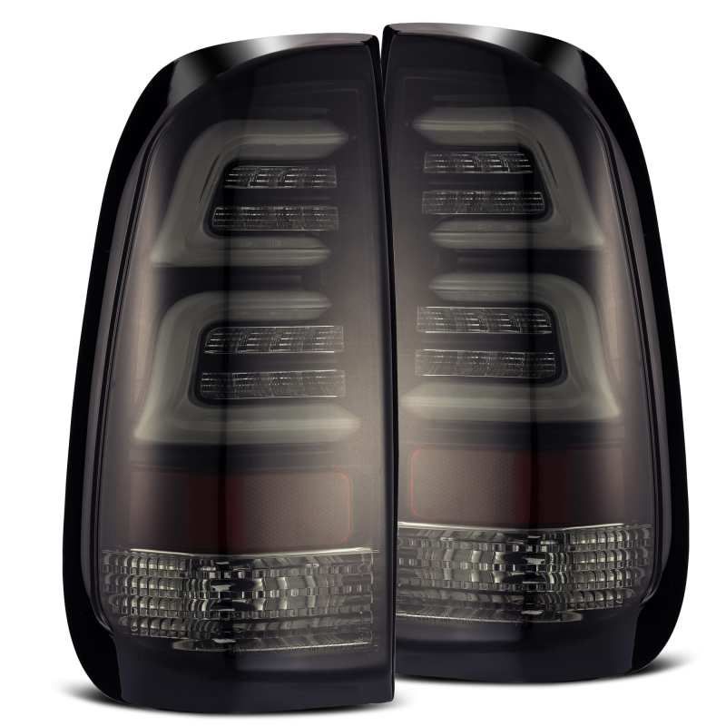 AlphaRex 97-03 Ford F-150 (Excl 4 Door SuperCrew Cab) PRO-Series LED Tail Lights Jet Black-Tail Lights-AlphaRex-ARX654010-SMINKpower Performance Parts