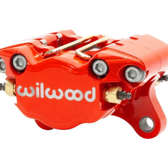 Wilwood Caliper-Dynapro Single 3.25in Mount 1.75in Pistons .38in Disc - SMINKpower Performance Parts WIL120-9687-RD Wilwood