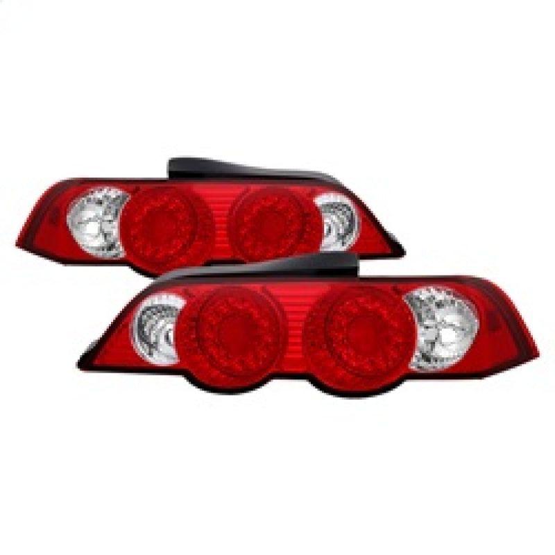 Spyder Acura RSX 02-04 LED Tail Lights Red Clear ALT-YD-ARSX02-LED-RC - SMINKpower Performance Parts SPY5000385 SPYDER