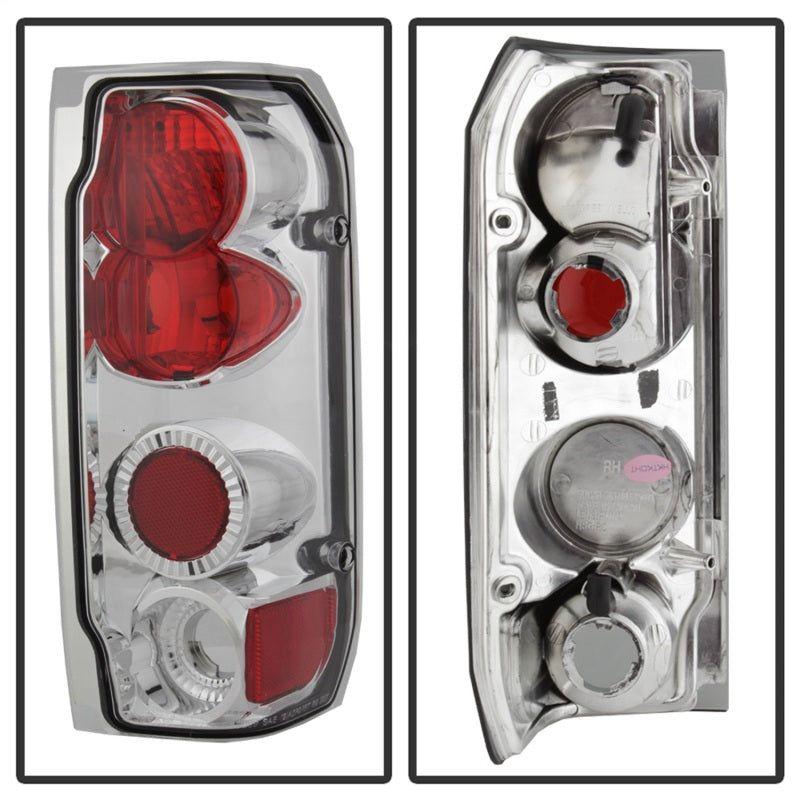 Spyder Ford F150 87-96/Ford Bronco 88-96 Euro Style Tail Lights Chrome ALT-YD-FF15089-C-Tail Lights-SPYDER-SPY5003317-SMINKpower Performance Parts