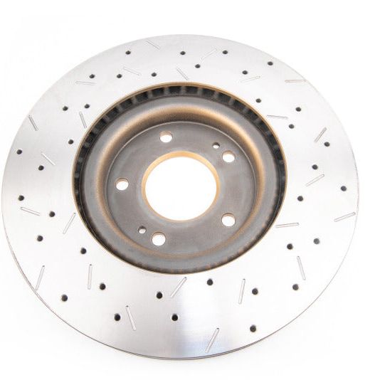 DBA 03-05 Evo 8/9 Front Drilled & Slotted 4000 Series Rotor - SMINKpower Performance Parts DBA4418XS DBA