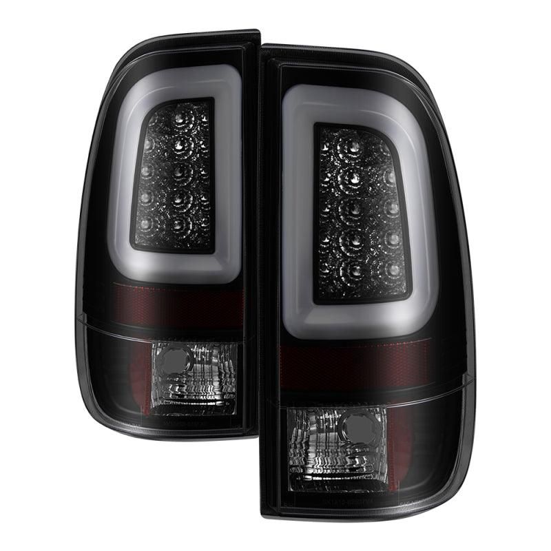 Spyder 97-03 Ford F150 Stylsd. F250 V3 Lght Bar LED Tail Lights - Blk Smk ALT-YD-FF15097V3-LBLED-BSM - SMINKpower Performance Parts SPY5084248 SPYDER