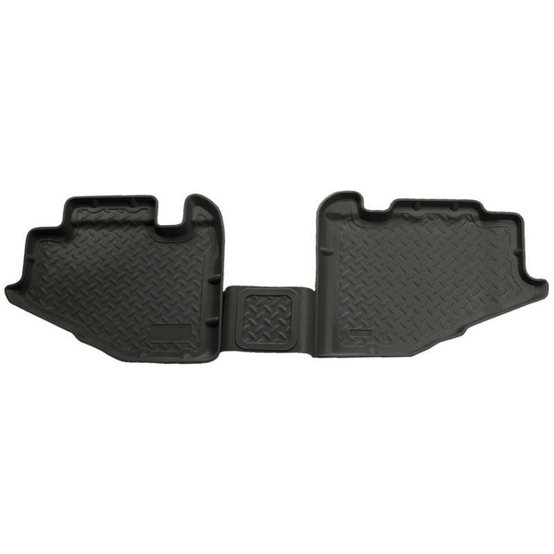 Husky Liners 97-05 Jeep Wrangler Classic Style 2nd Row Black Floor Liners-Floor Mats - Rubber-Husky Liners-HSL61731-SMINKpower Performance Parts