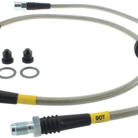 StopTech 00-06 BMW X5 Stainless Steel Front Brake Line Kit-Brake Line Kits-Stoptech-STO950.34009-SMINKpower Performance Parts