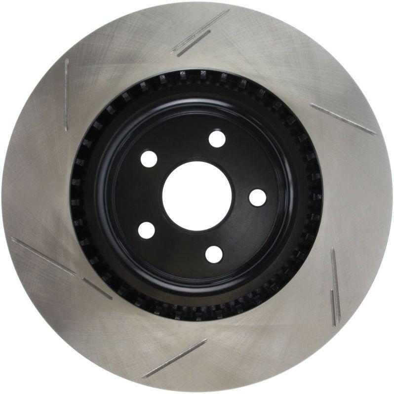 StopTech 12-18 Jeep Grand Cherokee SRT8 (380mm Front Disc) Front Left Slotted Sport Brake Rotor-Brake Rotors - Slotted-Stoptech-STO126.58010SL-SMINKpower Performance Parts