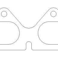 Cometic 94-00 Honda All B Series Exhaust Manifold Gasket .030 inch MLS 1.850 inch X 1.340 inch Port - SMINKpower Performance Parts CGSC4151-030 Cometic Gasket