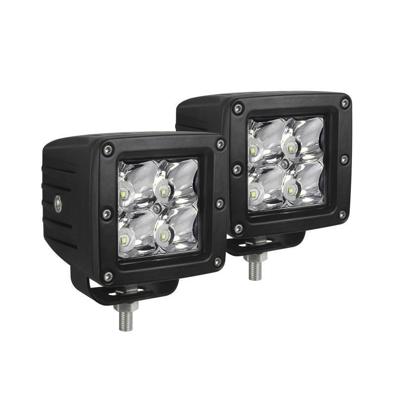 Westin Compact LED -4 5W Cree 3 inch x 3 inch (Set of 2) - Black - SMINKpower Performance Parts WES09-12200A-PR Westin