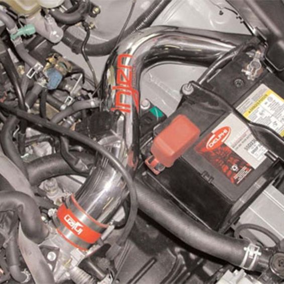 Injen 03-04 Toyota Corolla 1.8L 4cyl Polished Dyno-Tuned Cold Air Intake - SMINKpower Performance Parts INJRD2081P Injen