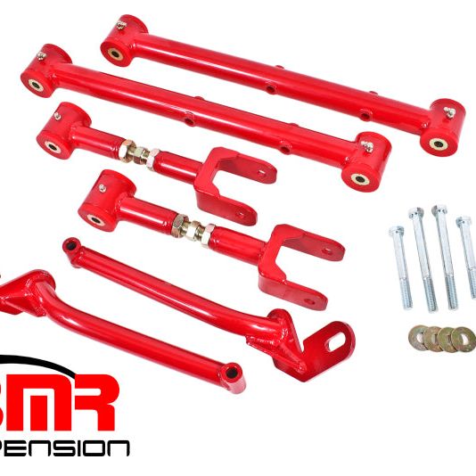 BMR 78-87 G-Body Adj. Rear Suspension Kit - Red - SMINKpower Performance Parts BMRRSK028R BMR Suspension