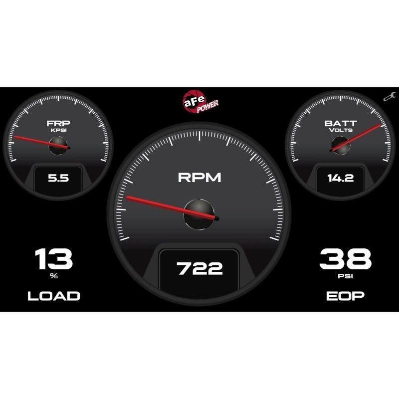 aFe AGD Advanced Gauge Display Digital 5.5in Monitor 08-18 Dodge/RAM/Ford/GM Diesel Trucks - SMINKpower Performance Parts AFE77-91001 aFe