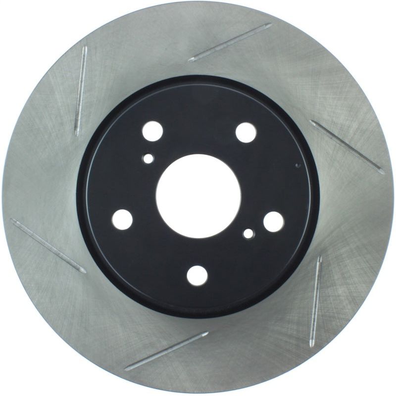 StopTech Power Slot 86-92 Supra ALL Front Right SportStop Slotted Rotor-Brake Rotors - Slotted-Stoptech-STO126.44040SR-SMINKpower Performance Parts