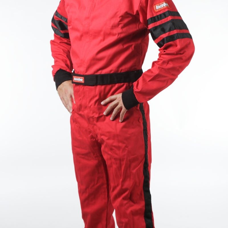 RaceQuip Red SFI-1 1-L Suit - Large - SMINKpower Performance Parts RQP110015 Racequip