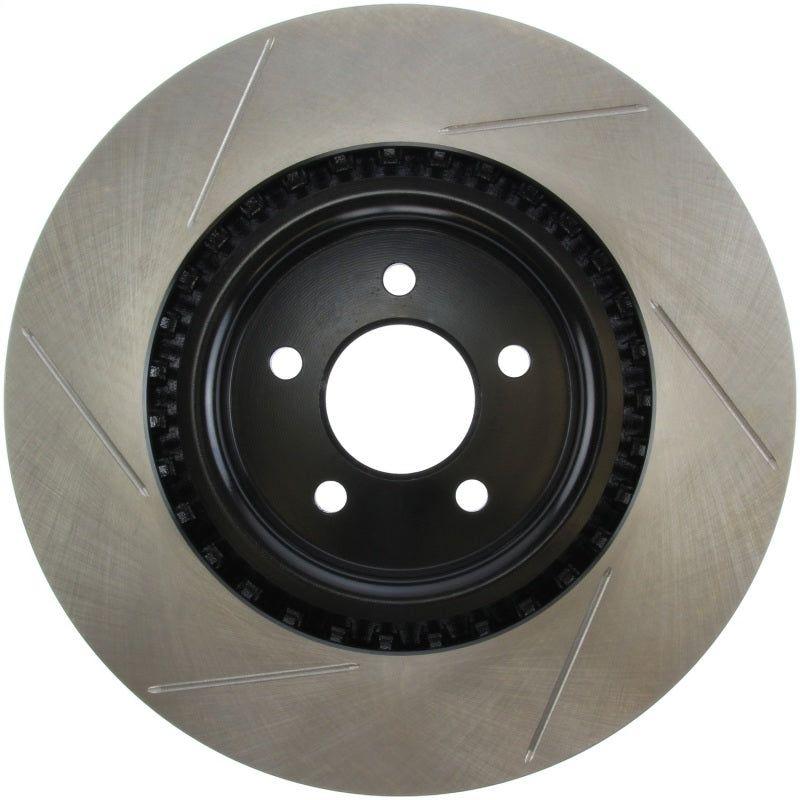 StopTech Power Slot 07-10 Ford Mustang Shelby Front Left Slotted Rotor-Brake Rotors - Slotted-Stoptech-STO126.61089SL-SMINKpower Performance Parts