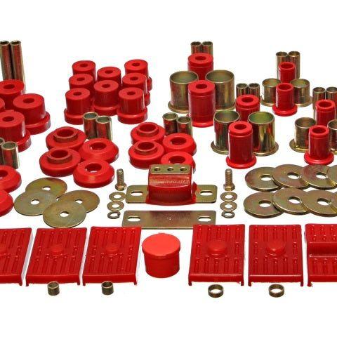 Energy Suspension 76-79 Firebird / 75-79 Nova Red Hyper-flex Master Bushing Set-Bushing Kits-Energy Suspension-ENG3.18117R-SMINKpower Performance Parts