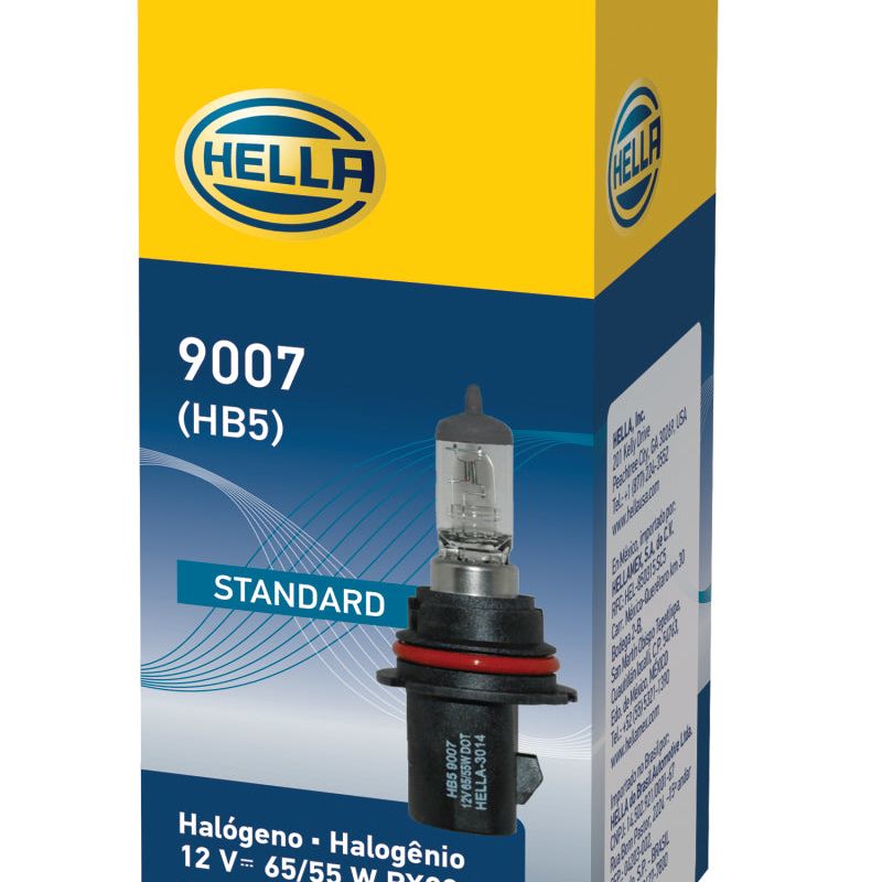 Hella 9007 HB5 12V 65/55W Halogen Bulb PX29t - SMINKpower Performance Parts HELLA9007 Hella