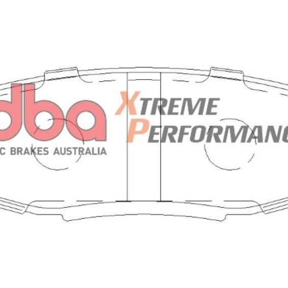 DBA 2015 Toyota Tundra XP650 Rear Brake Pads-Brake Pads - Performance-DBA-DBADB1857XP-SMINKpower Performance Parts