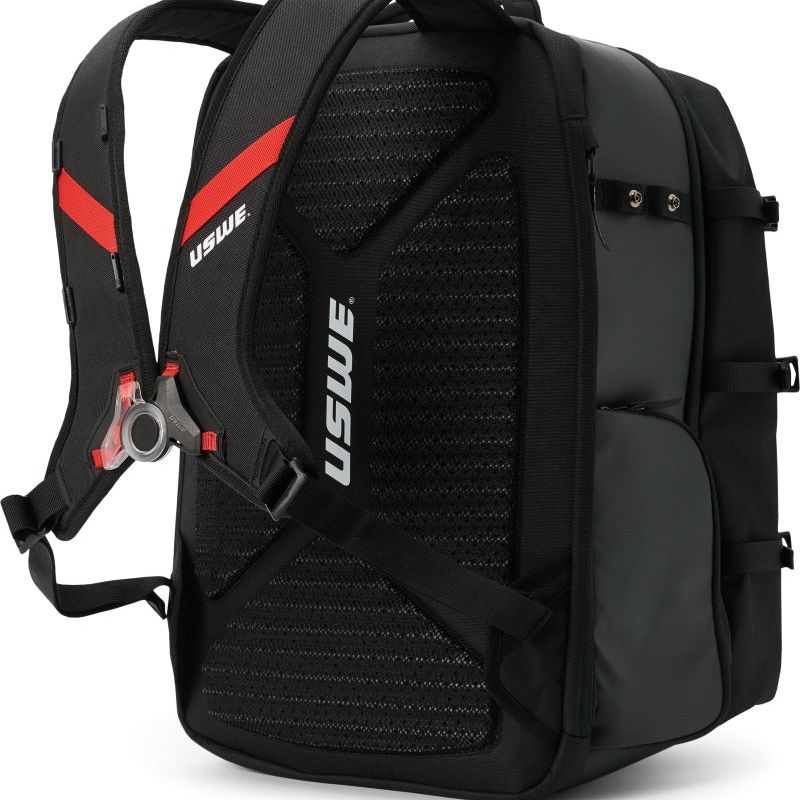 USWE Buddy Athlete Gear Backpack 40L - Black/Red-Bags - Luggage & Travel-USWE-USW2404935-SMINKpower Performance Parts