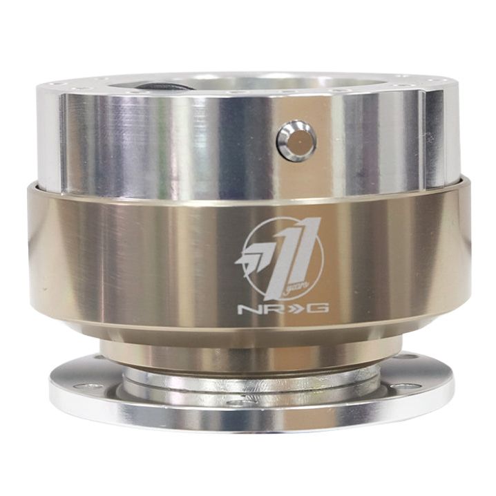 NRG Quick Release Gen 1.5 - Silver Body / Titanium Chrome Ring-Quick Release Adapters-NRG-NRGSRK-100TI-SMINKpower Performance Parts