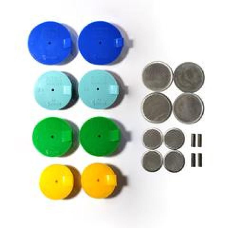 Ticon Industries 2.5in-4in Silicon Purge Plug Kit-Purge Plugs-Ticon-TIC903-71000-1000-SMINKpower Performance Parts