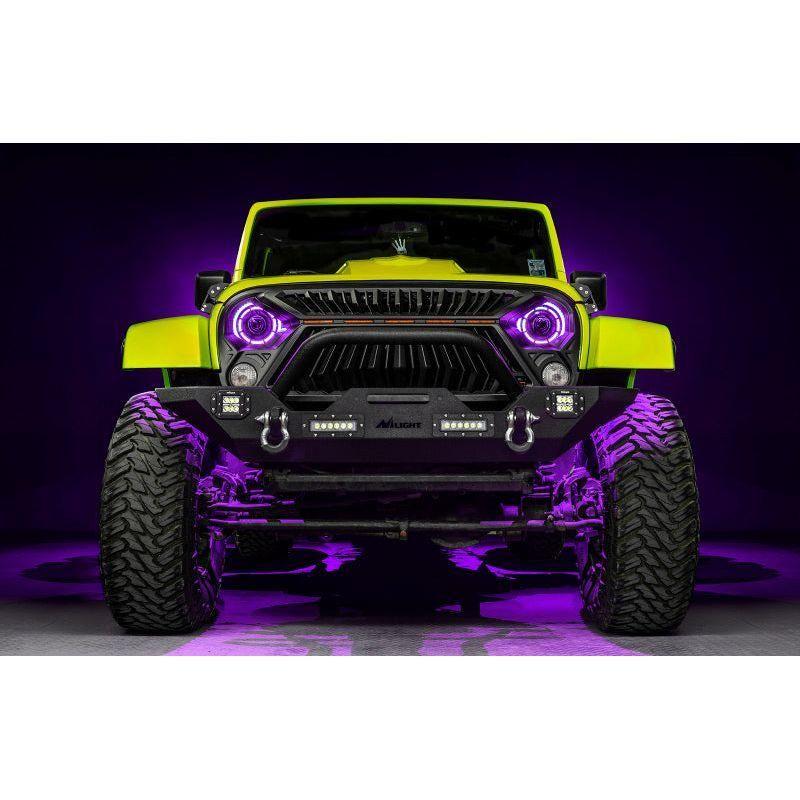 Oracle Oculus 7in ColorSHIFT Bi-LED Projector Headlights for Jeep Wrangler JK - SMINKpower Performance Parts ORL5876-335 ORACLE Lighting