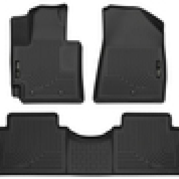 Husky Liners 2016 Kia Soul Weatherbeater Black Front & 2nd Seat Floor Liners (Footwell Coverage)-Floor Mats - Rubber-Husky Liners-HSL99611-SMINKpower Performance Parts