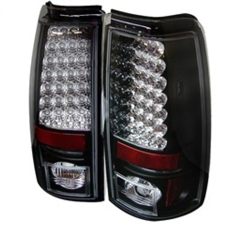 Spyder Chevy Silverado 1500 99-02 (Not Fit Stepside) LED Tail Lights Blk ALT-YD-CS99-LED-BK-Tail Lights-SPYDER-SPY5002044-SMINKpower Performance Parts