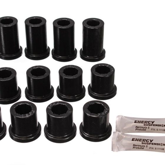 Energy Suspension 84-85 Toyota 4Runner 2 & 4WD Black Front Leaf Spring Bushing Set - SMINKpower Performance Parts ENG8.2102G Energy Suspension