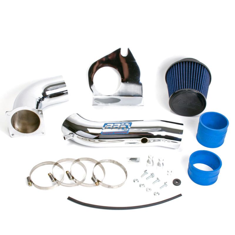 BBK 99-04 Mustang V6 Cold Ar Intake Kit - Chrome Finish-Cold Air Intakes-BBK-BBK1719-SMINKpower Performance Parts