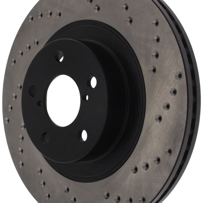 StopTech Drilled Sport Brake Rotor-Brake Rotors - Drilled-Stoptech-STO128.47021R-SMINKpower Performance Parts